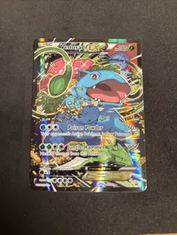Venusaur EX Black Star Promo Full Art Holo Card XY123 Pokemon TCG - Image 3
