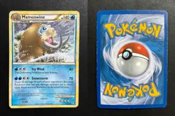 Mamoswine - 5/102 Pokemon HGSS TRIUMPHANT Rare - MODERATELY PLAYED - Image 3