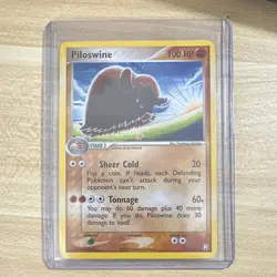 Pokemon Piloswine 13/109 Team Rocket Returns Holo Rare 2004 LP - Image 1