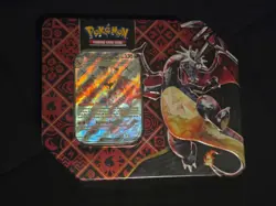Pokemon TCG Scarlet & Violet Paldean Fates Shiny Charizard EX Tin Factory SEALED - Image 1