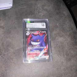 Pokemon TCG Sv Temporal Forces Gengar ex 193/162 CGC 10 Full Art Holo - Image 1