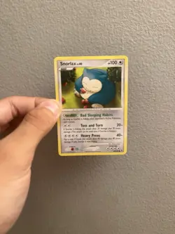 Pokemon TCG Snorlax 81/111 Rising Rivals Regular Non holo English 2009 - Image 1