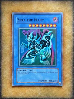 Yugioh Zera the Mant PP01-EN011 Super Rare LP - Image 1