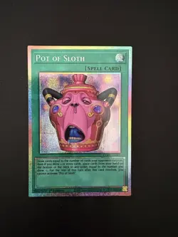 🔥Yugioh Pot of Sloth (Starlight Rare) CORI-EN061 Chaos Origins 1st Edition🔥 - Image 1