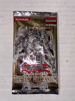 Yu-Gi-Oh! The Lost Millennium Booster Pack Sealed 1st Edition - Image 1