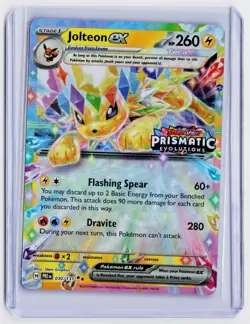 Jolteon ex - (Prismatic Evolutions Stamp) 030/131 Miscellaneous Cards & Products - Image 1