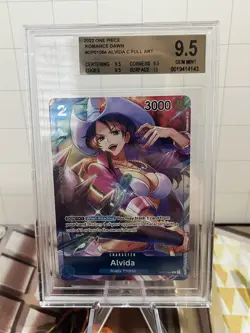 Alvida (Box Topper) OP-01 Romance Dawn Pre-Errata One Piece BGS 9.5 OP01-064 - Image 1