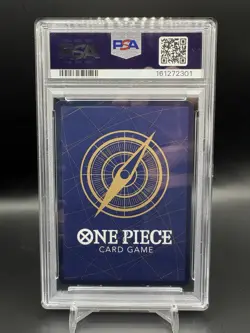One Piece Monkey D. Luffy Character Promo Holo P-043 2nd Ann PSA 10 EN - Image 2