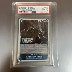 2026 ONE PIECE JUDGE PACK VOLUME 7 #005 MARSHALL D. TEACH PSA 10 - Image 1