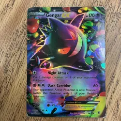 Pokemon TCG Gengar EX Temporal Forces Ultra Rare Card 34/119 - Image 1