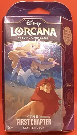 Disney Lorcana The First Chapter Starter Deck Sapphire/ Steel New - Image 1