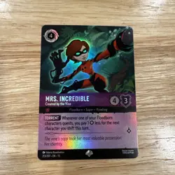 Disney Lorcana Mrs. Incredible Created by the Vine! 213/207 Epic Foil Holo - Image 1