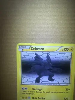 Zekrom BW005 Black Star Promo Holo Pokemon TCG Card HP - Image 2