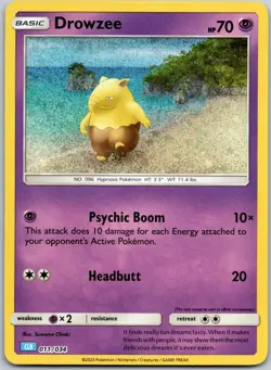 Drowzee 011/034 Holo Classic Collection Trading Card Game NM - Image 1