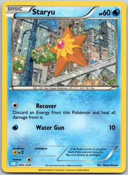 Staryu 004/034 Holo Classic Collection Trading Card Game NM - Image 1