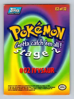 Ivysaur #61 Topps The First Movie Trading Cards Pokemon Lightly Played - Image 2