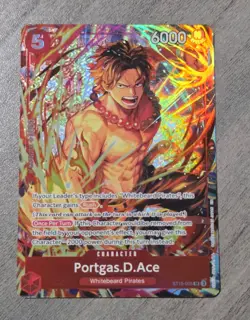 Portgas.D.Ace (Illustration Box Vol.5) ST15-005 One Piece Promotion Cards Foil - Image 1