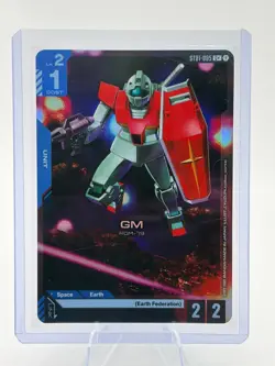 GM C+ ST01-005 Gundam Card Game Holo English NM+ - Image 1