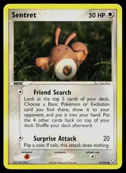 Pokemon Card Team Rocket Returns Sentret 75/109 Common - Image 1