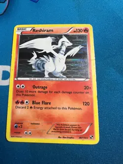 Reshiram Black & White #26 Pokemon Card MP - Image 1