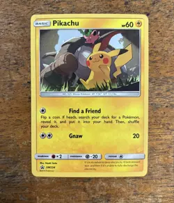 Pikachu COSMOS HOLO PROMO card - SM234 Black Star Promos 2019 Pokemon TCG NM - Image 1