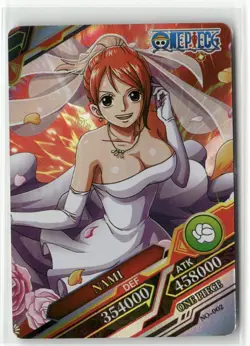 NAMI NO-002 King of Navaigation One Piece Anime Collectible Card - Image 1