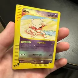 Pokemon TCG English Skyridge Abra Reverse Holo Card 46/144 - Image 1
