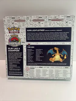 2019 FIRE BOX Pokemon CARDS World Championship Deck New SEALED Lichtleitner - Image 4