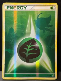 Grass Energy 88/95 HGSS Call of Legends Reverse Holo Celebi Pokemon Card HP - Image 1