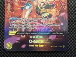 Bandai One Piece Card Game OP-06 O-Nami Nami SP Rare OP06-101 Holo Cost 2 3000 - Image 3