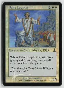 False Prophet Lightly Played Foil 6 Prerelease Cards MTG - Image 1