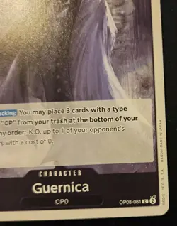 Guernica OP08-081 Common Two Legends One Piece Card Game - Image 5