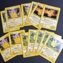 Pokemon Pikachu Card Lot Of 13 Wizards of the Coast TCG English - Image 1