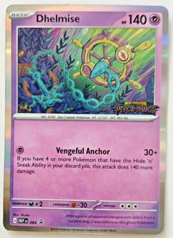 Dhelmise MEP 084 Pitch Black Prerelease Pokemon Card Promo - English - Image 1