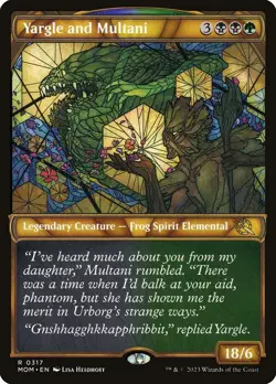 MTG - Yargle and Multani (Showcase) - March of the Machine - X1 - (NM) - #B6754 - Image 1