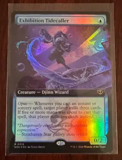 Exhibition Tidecaller (Extended Art) Secrets of Strixhaven Foil - Image 1