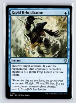 Rapid Hybridization 111 Regular Commander: Bloomburrow Magic: The Gathering NM - Image 1