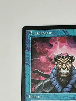 Magic The Gathering, Brainstorm, Ice Age, Regular Free Ship! NM MJB - Image 2
