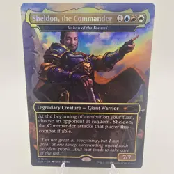 Sheldon, the Commander -Ruhan of the Fomori Rainbow Foil 1695 Secret Lair MTG LP - Image 1