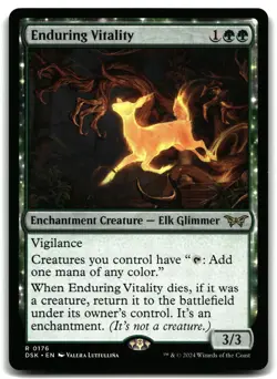 Enduring Vitality 176 Magic_the_gathering Duskmourn: House of Horror - Image 1