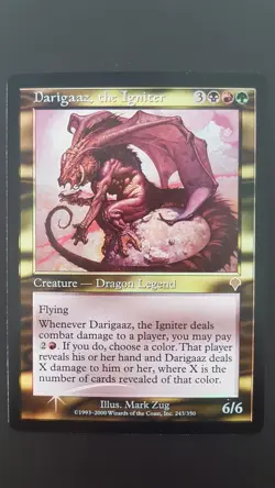 FOIL Darigaaz, the Igniter - MTG Invasion - NM - Image 1