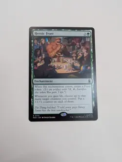 MTG - Heroic Feast - Marvel Super Heroes NM/M Condition - Image 1