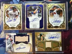 Topps 2026 Tier One MLB MASSIVE 28-Card Lot Autographs + Memorabilia Relics - Image 1