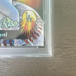 Topps 2025 Bowman Chrome Meteoric Rise #MR-12 Shohei Ohtani PSA 8 Mojo - Image 4