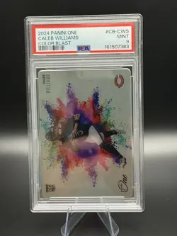 2024 Panini One Color Blast #CB-CWS Caleb Williams RC Rookie SSP CASE HIT PSA 9 - Image 2