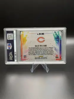2024 Panini One Color Blast #CB-CWS Caleb Williams RC Rookie SSP CASE HIT PSA 9 - Image 3
