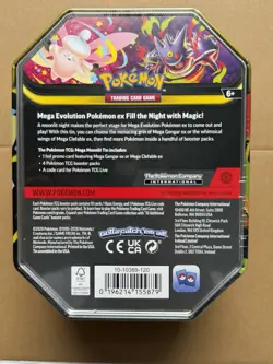 Pokemon TCG Mega Clefable Moonlit Tin / Factory Sealed - Image 2