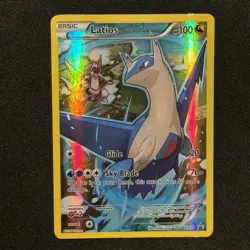 2015 Pokemon Latios XY79 Full Art Holo XY Set Promo Black Star Promos Card MINT - Image 1