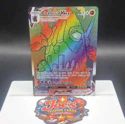 Coalossal VMAX 189/185 Vivid Voltage Secret Rare Holo 330HP - Image 1