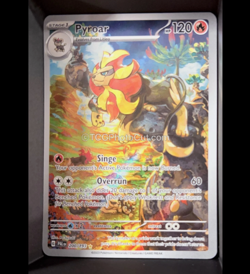 Paldea Evolved PYROAR 200/193 Illustration Rare Pokemon Holo NM - Image 1